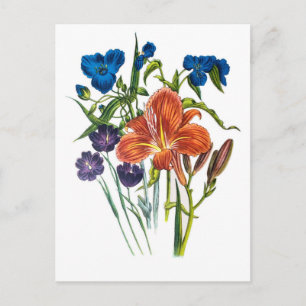 Carnaval van bloemen briefkaart