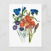 Carnaval van bloemen briefkaart (Voorkant)