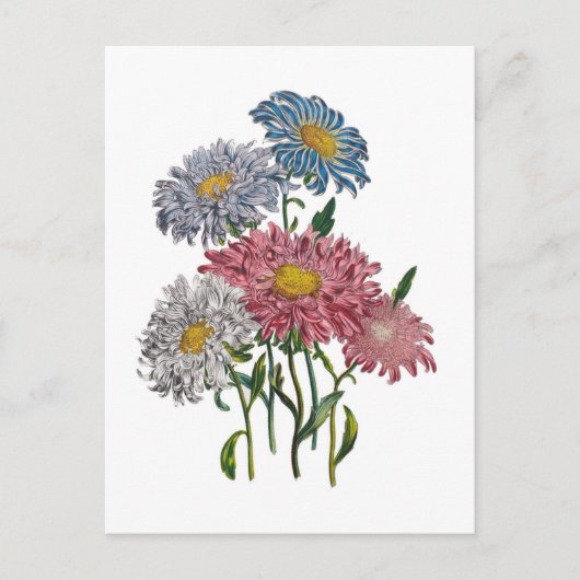 Carnaval van bloemen briefkaart (Voorkant)