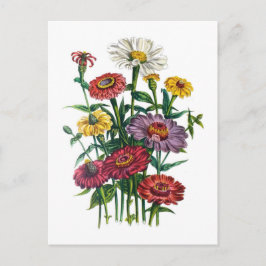 Carnaval van bloemen briefkaart