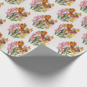 Carnaval van bloemen cadeaupapier (Hoek)