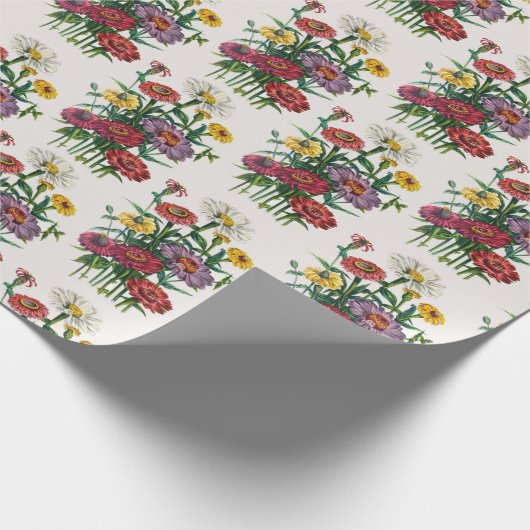 Carnaval van bloemen cadeaupapier (Hoek)