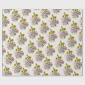 Carnaval van bloemen cadeaupapier (Vlak)