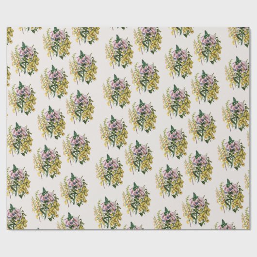 Carnaval van bloemen cadeaupapier (Vlak)