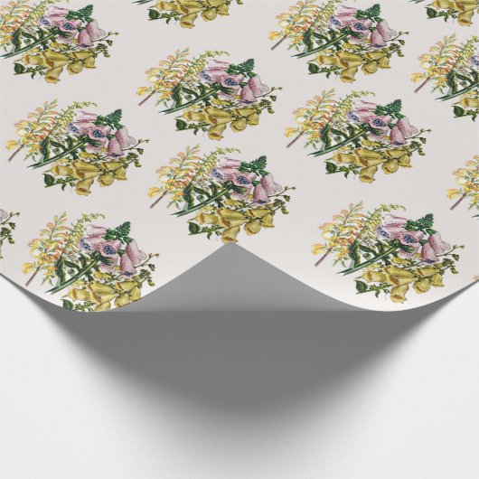 Carnaval van bloemen cadeaupapier (Hoek)