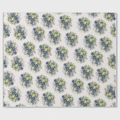 Carnaval van bloemen cadeaupapier (Vlak)