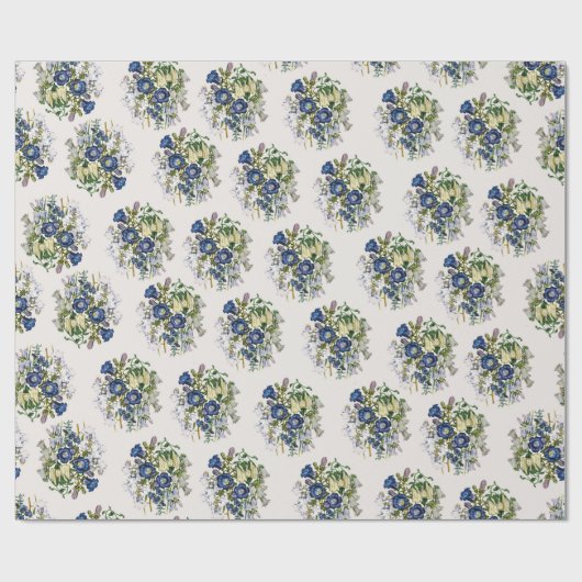 Carnaval van bloemen cadeaupapier (Vlak)