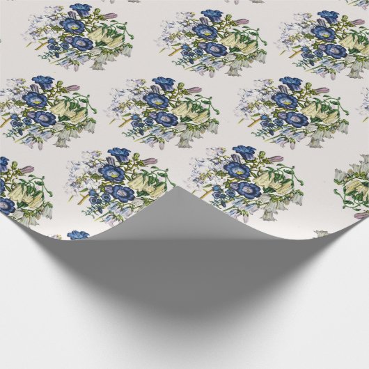 Carnaval van bloemen cadeaupapier (Hoek)