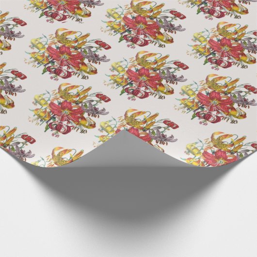 Carnaval van bloemen cadeaupapier (Hoek)