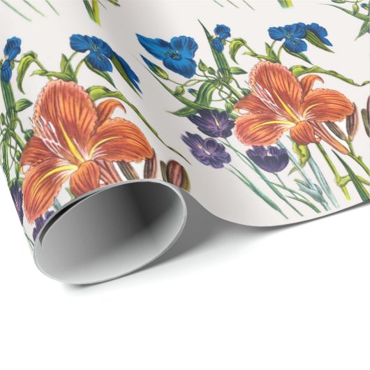 Carnaval van bloemen cadeaupapier (Rol Hoek)