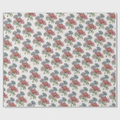 Carnaval van bloemen cadeaupapier (Vlak)