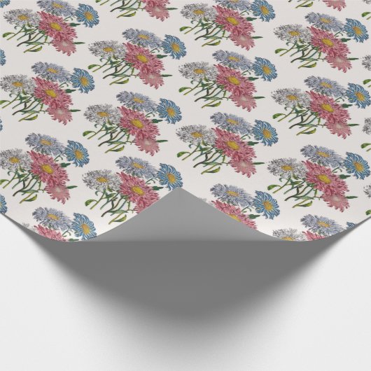 Carnaval van bloemen cadeaupapier (Hoek)