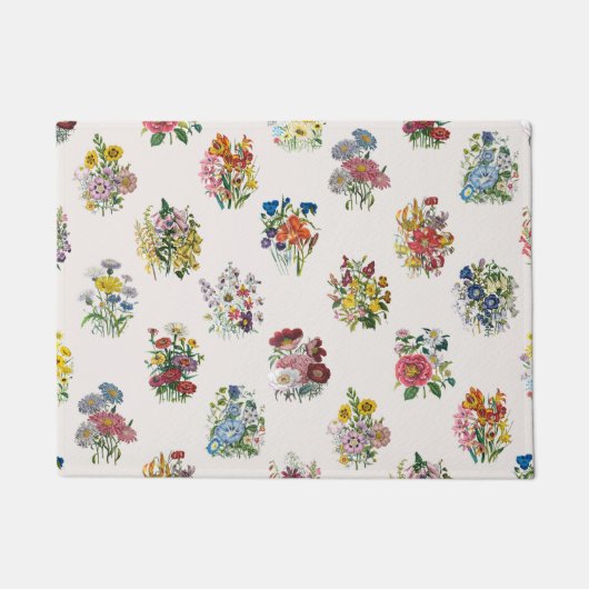 Carnaval van bloemen deurmat (Voorkant)