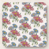 Carnaval van bloemen drankjes onderzetter (Voorkant)