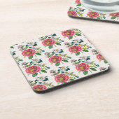 Carnaval van bloemen drankjes onderzetter (Linkerzijde)