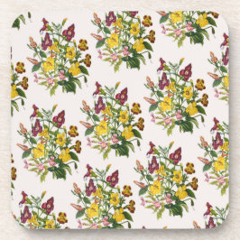 Carnaval van bloemen drankjes onderzetter