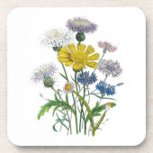 Carnaval van bloemen drankjes onderzetter (Voorkant)