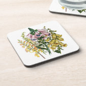 Carnaval van bloemen drankjes onderzetter (Linkerzijde)