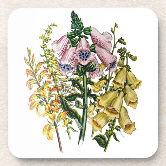 Carnaval van bloemen drankjes onderzetter (Voorkant)