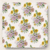 Carnaval van bloemen drankjes onderzetter (Voorkant)