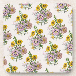 Carnaval van bloemen drankjes onderzetter