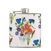 Carnaval van bloemen heupfles (Voorkant)