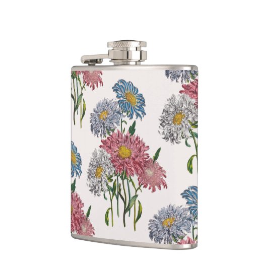 Carnaval van bloemen heupfles (Links)