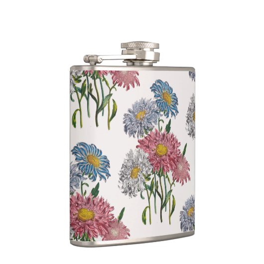 Carnaval van bloemen heupfles (Rechts)