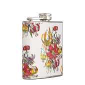 Carnaval van bloemen heupfles (Rechts)