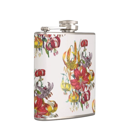 Carnaval van bloemen heupfles (Rechts)