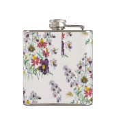 Carnaval van bloemen heupfles (Achterkant)