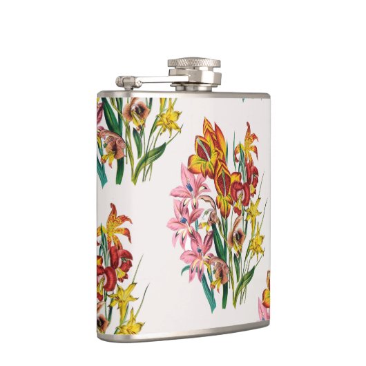 Carnaval van bloemen heupfles (Rechts)