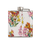 Carnaval van bloemen heupfles (Achterkant)