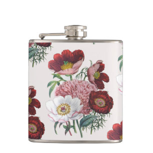 Carnaval van bloemen heupfles