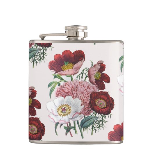 Carnaval van bloemen heupfles (Voorkant)