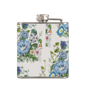 Carnaval van bloemen heupfles (Achterkant)