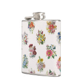 Carnaval van bloemen heupfles (Links)