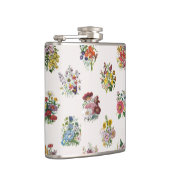 Carnaval van bloemen heupfles (Rechts)