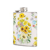 Carnaval van bloemen heupfles (Links)