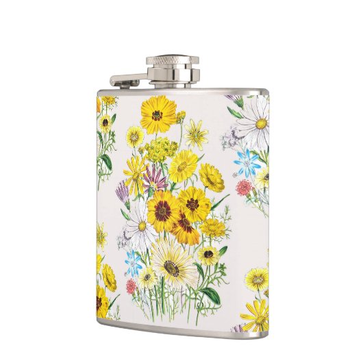 Carnaval van bloemen heupfles (Links)