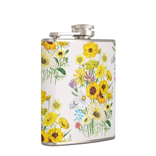 Carnaval van bloemen heupfles (Rechts)