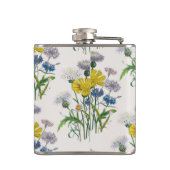 Carnaval van bloemen heupfles (Achterkant)