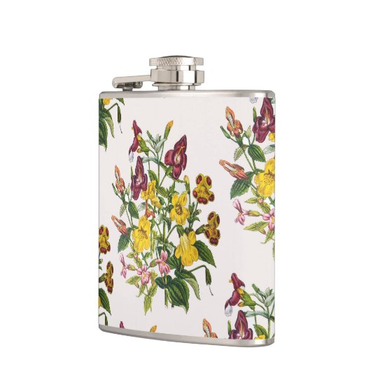 Carnaval van bloemen heupfles (Links)