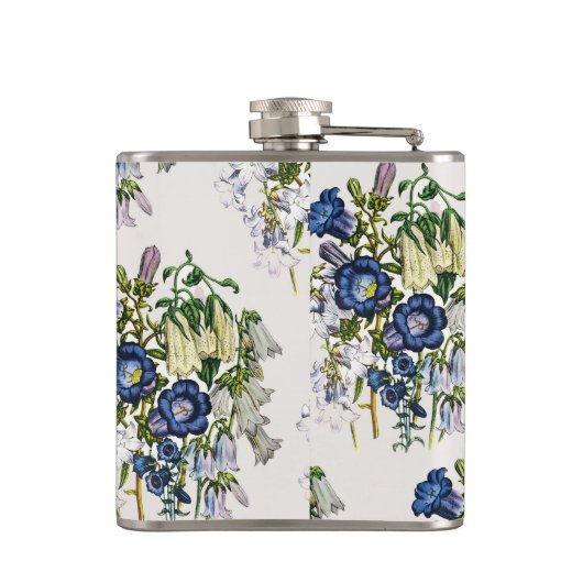 Carnaval van bloemen heupfles (Achterkant)