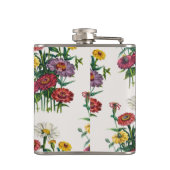 Carnaval van bloemen heupfles (Achterkant)