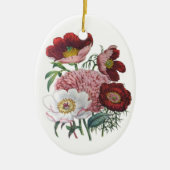 Carnaval van bloemen keramisch ornament (Voorkant)