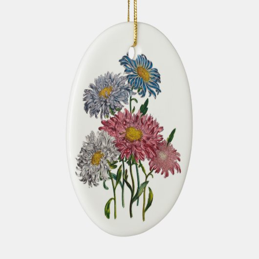 Carnaval van bloemen keramisch ornament (Rechts)