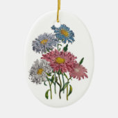 Carnaval van bloemen keramisch ornament (Voorkant)
