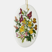 Carnaval van bloemen keramisch ornament (Rechts)