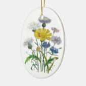Carnaval van bloemen keramisch ornament (Links)